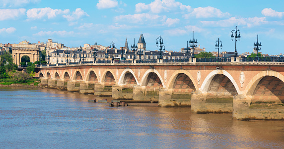 Bordeaux river bridge- France