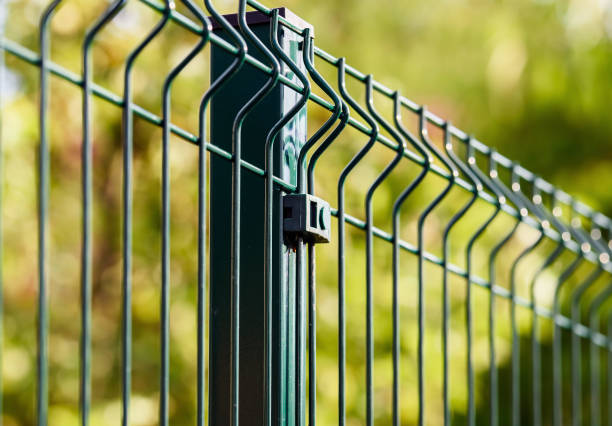 istock grating wire industrial fence panels. 1506821168