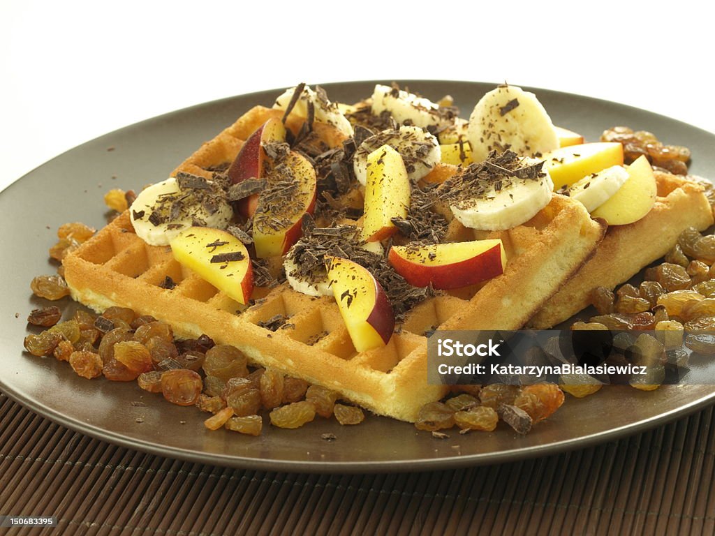 Deliciosos wafles - Foto de stock de Alimento libre de derechos
