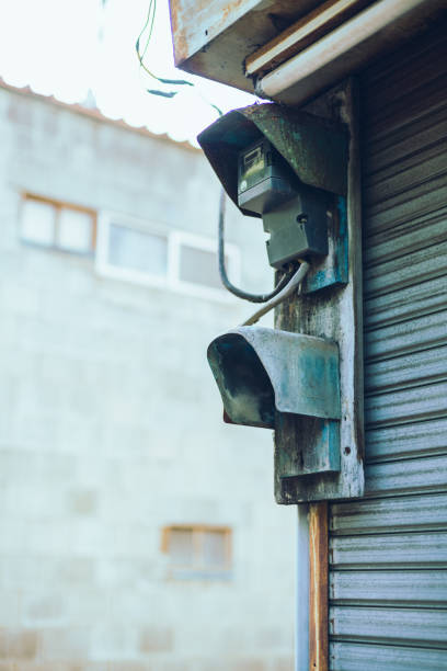 istock Electricity meter in an old apartment in downtown Tokyo. 1506835235