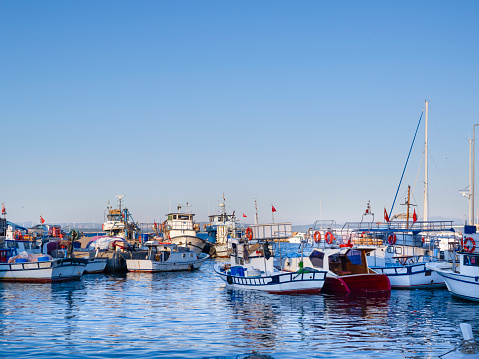 Fisher shelter. Small fisherman's shelter in Bozcaada