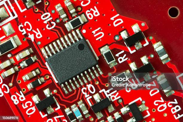 電子ボード - 回路基板のストックフォトや画像を多数ご用意 - 回路基板, 赤, エレクトロニクス産業