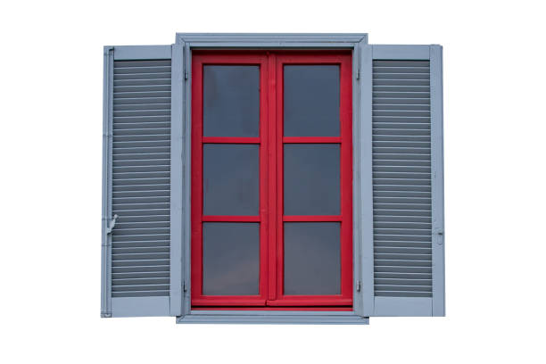 istock traditional red windows with grey shutters, europe 1506904156