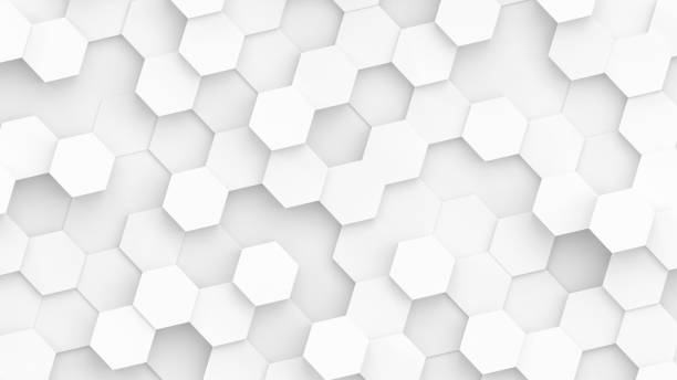 istock White hexagons geometric background, minimal honeycomb pattern wallpaper. 1506929748