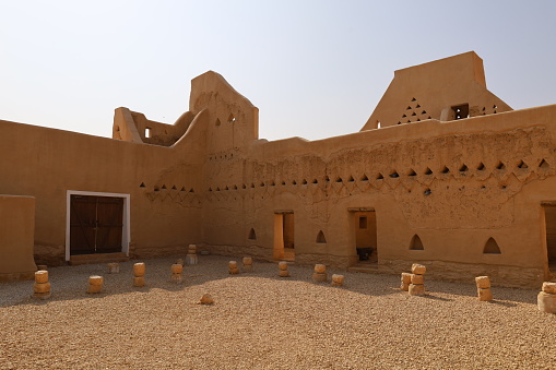 Riyadh Saudi Arabia Mar 11 2023: Al Diriyah old capital . Diriyah ruins - Saudi culture. National day