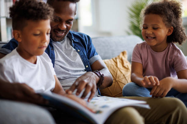 istock Father and kids. Children education and development concept 1506936874