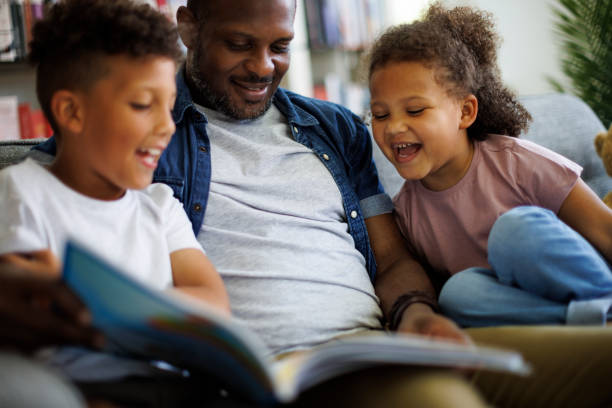 istock Father and kids. Children education and development concept 1506936885