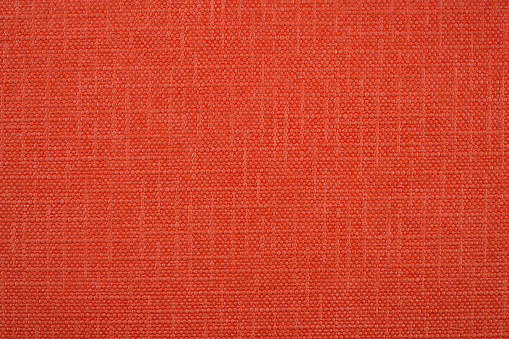 Red color linen cloth pattern textile