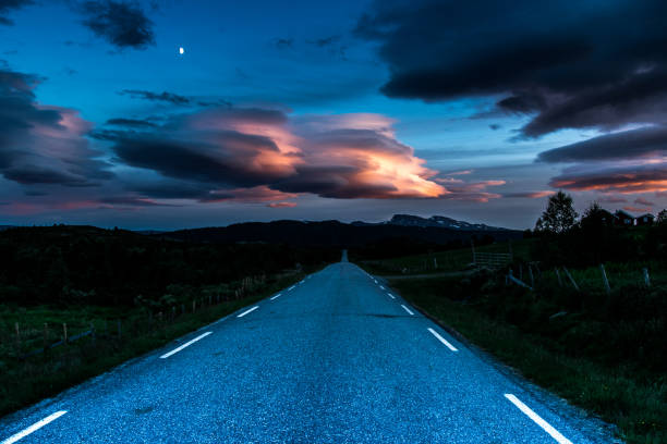 istock Summer Country Road With Trees Beside Concept 1507013332