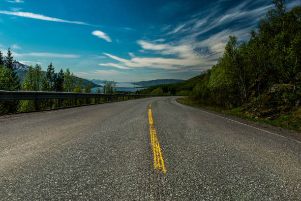 istock Summer Country Road With Trees Beside Concept 1507013335