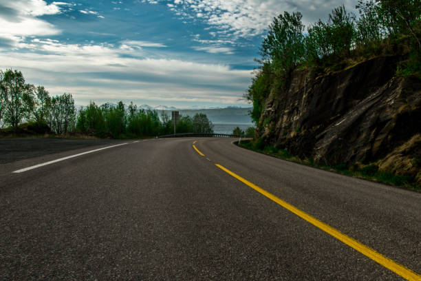 istock Summer Country Road With Trees Beside Concept 1507013345
