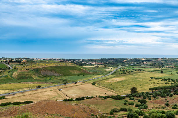 istock Farm fields in Agrigento, Sicily, Italy 1507014676