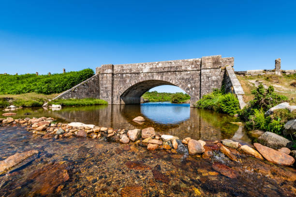 istock Stone Crossing at Cadover Bridge on Dartmoor 1507044858