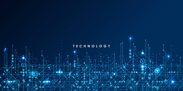 illustrations, cliparts, dessins animés et icônes de fond de conseil de circuit - carte mère