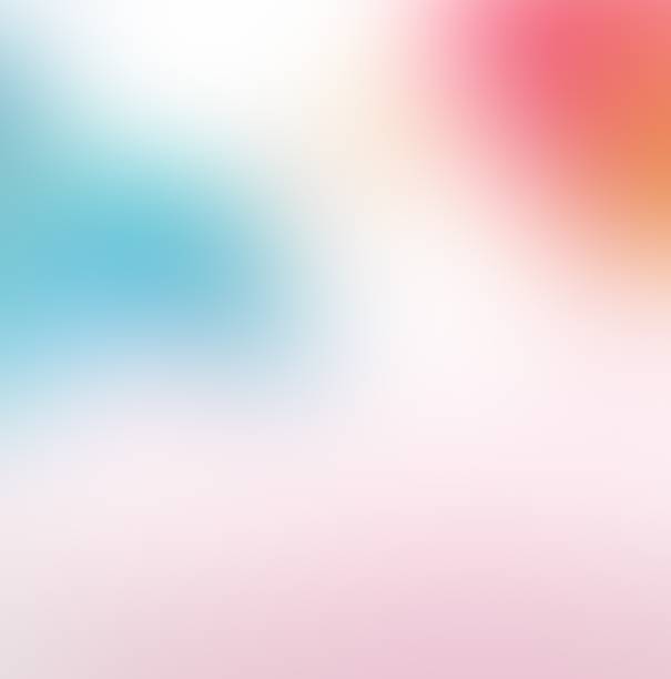 Blurred abstract red blue white gradient color transit colorful palette frosted glass effect backdrop