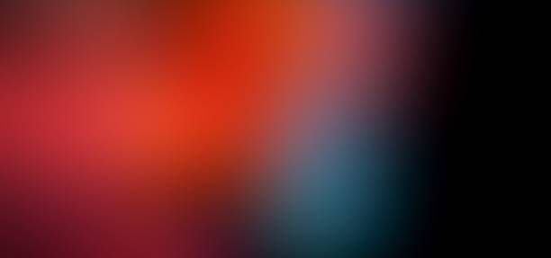 istock Gradient dark aura red blue black color transition blend colorful frosted glass effect blurred background banner 1507058126