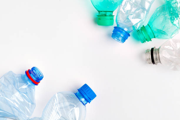 istock Empty colorful plastic bottles are recyclable waste 1507059815