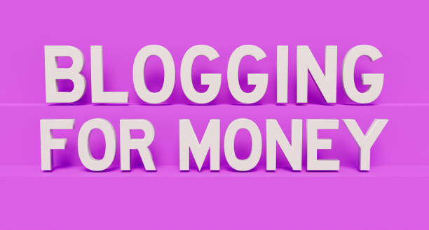 istock Blogging for money. Web banner and sign. 1507071287