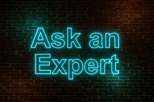 Ask Anything Led Sign Ask An Expert Neon Sign Stock Illustration - Download Image Now - A ...