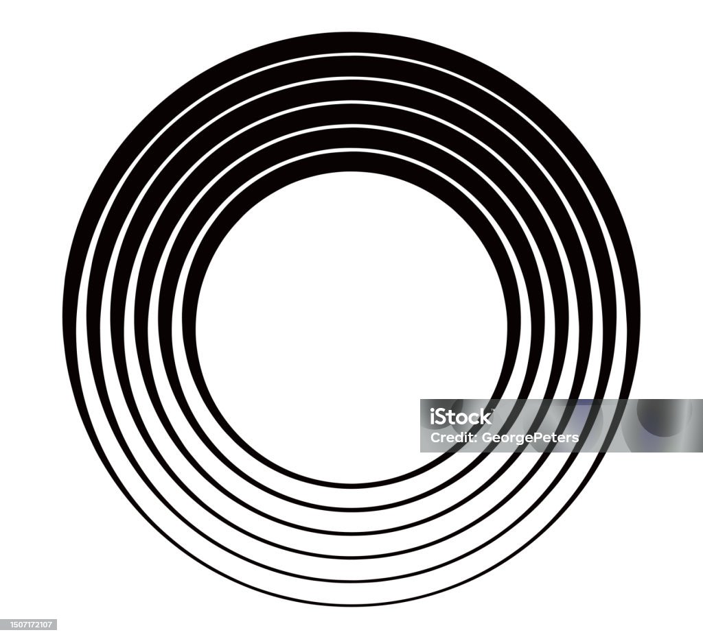Circle Frameborder Stock Illustration - Download Image Now - Abstract