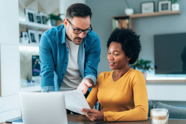 istock Couple doing their budget at home 1507214997