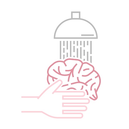 istock Brain washing icon, pictogram. Editable vector illustration 1507220887
