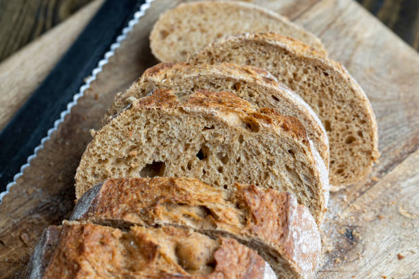 istock Dark wheat loaf of bread 1507231518