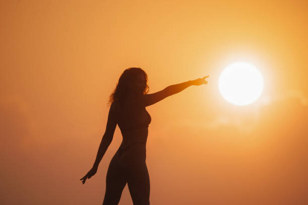 istock Strong woman winning, motivation and bright future concept. 1507231735