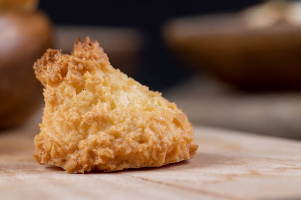 istock Small homemade coconut cookies made using coconut chips 1507231740