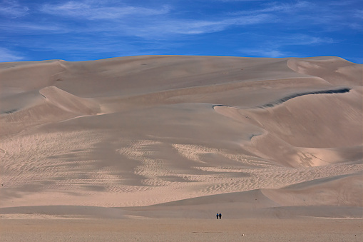 At the Great Sand Dunes National Park, Colorado