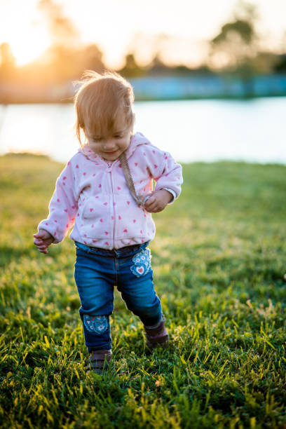 istock Cute little girl walking in nature 1507236841
