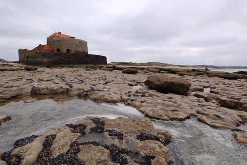 Mussels and fortress in Ambleteuse in the north of France