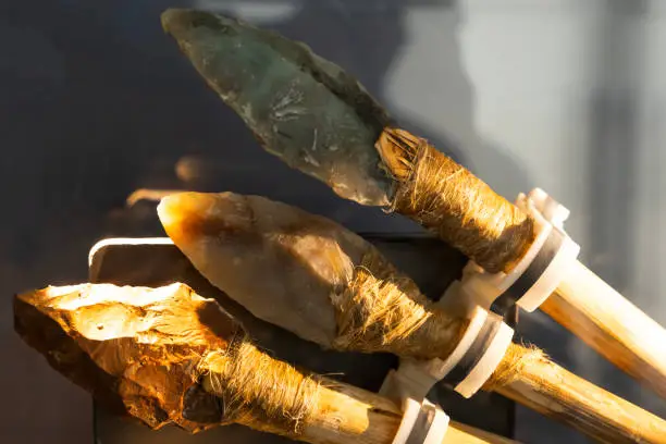 Photo of The historical spear and arrowheads found in the excavations of Göbekli Tepe.