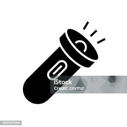 istock Torch Icon Solid Style. Vector Icon Design Element for Web Page, Mobile App, UI, UX Design 1507421354