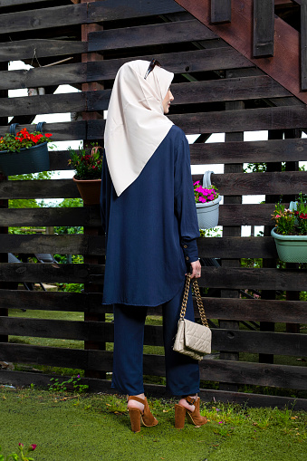 Hijab clothing fashion shoot.