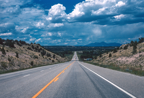 Colorado - US Highway 50 East of Salida - 2004. Scanned from Kodachrome 64 slide.