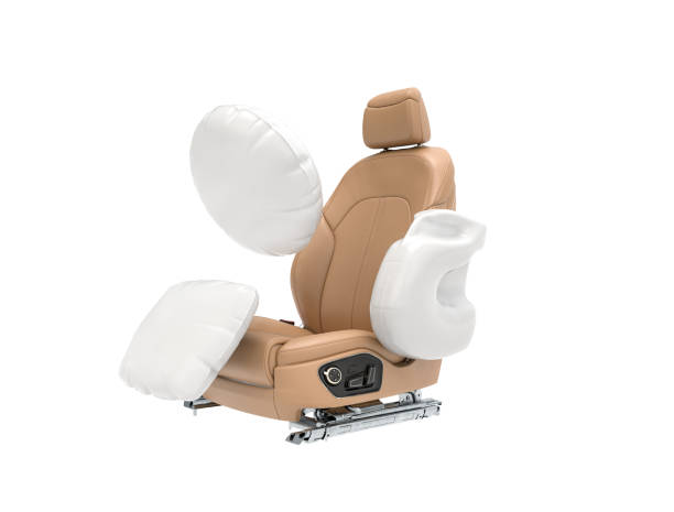 istock Car seat with airbags system 1507660467