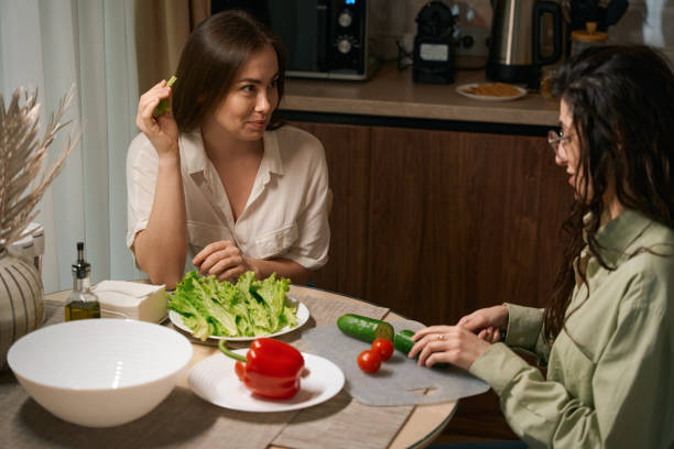 istock Young friends spending time together at lunch 1507671829