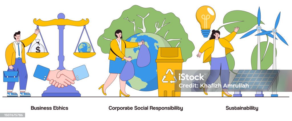 All Else Being Equal Socially Responsible Firms Business Ethics Corporate Social Responsibility Sustainability Concept