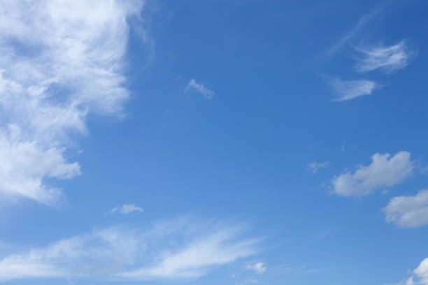 istock Natural blue sky, slightly cloudy. Background sky. 1507695070