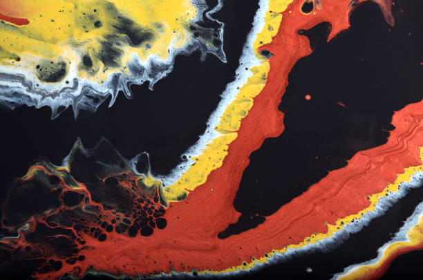 istock multicolored abstract art background in the form of a path on black 1507838223