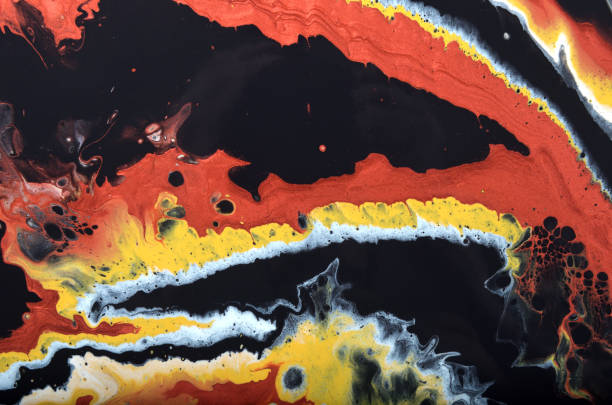 istock multicolored abstract art background in the form of a path on black 1507838229