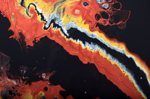 istock multicolored abstract art background in the form of a path on black 1507838235