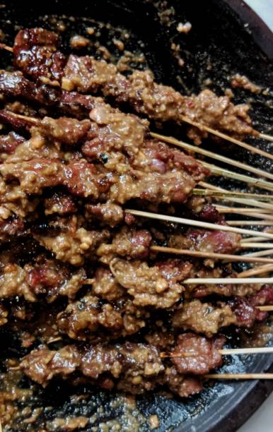 istock satay with peanut sauce is ready to eat 1507847787