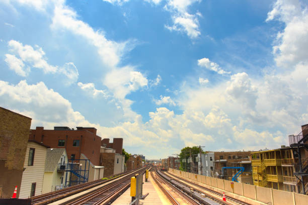istock Dwellings built in close proximity to train tracks 1507878078