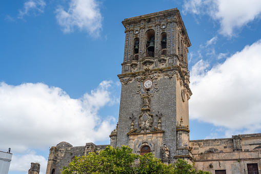 Minor Basilica of Santa Maria (Basilica de Santa Maria de la Asuncion) Tower - Arcos de la Frontera, Cadiz, Spain