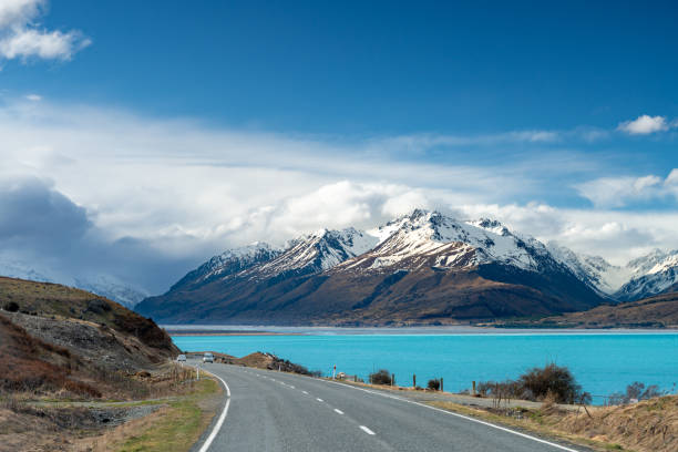 istock Scenic view at Mount Cook Road alongside Lake Pukaki. 1507925023