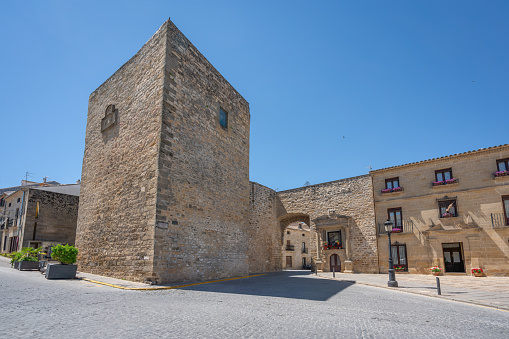 Baeza Tower (Torreon) and Ubeda Gate - Baeza, Jaen, Spain