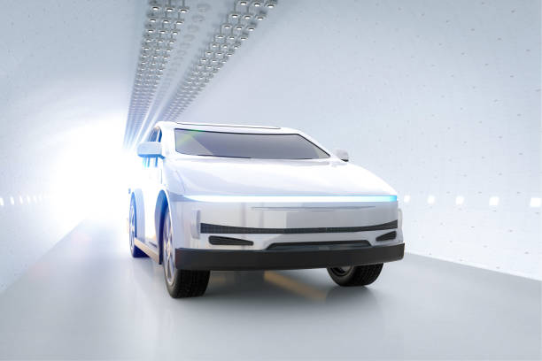 istock Ev car or electric vehicle in garage 1507964893