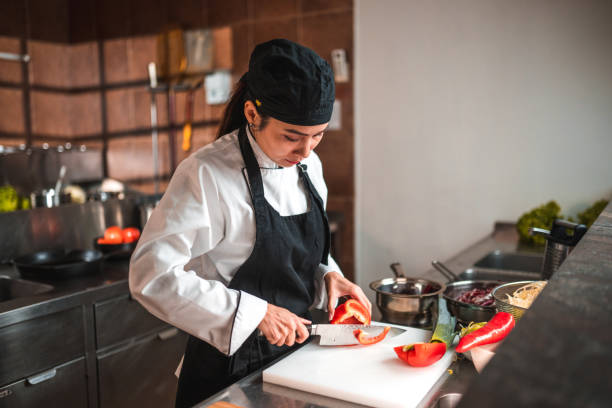 istock Portrait of Experienced Female Cook Working 1507973765
